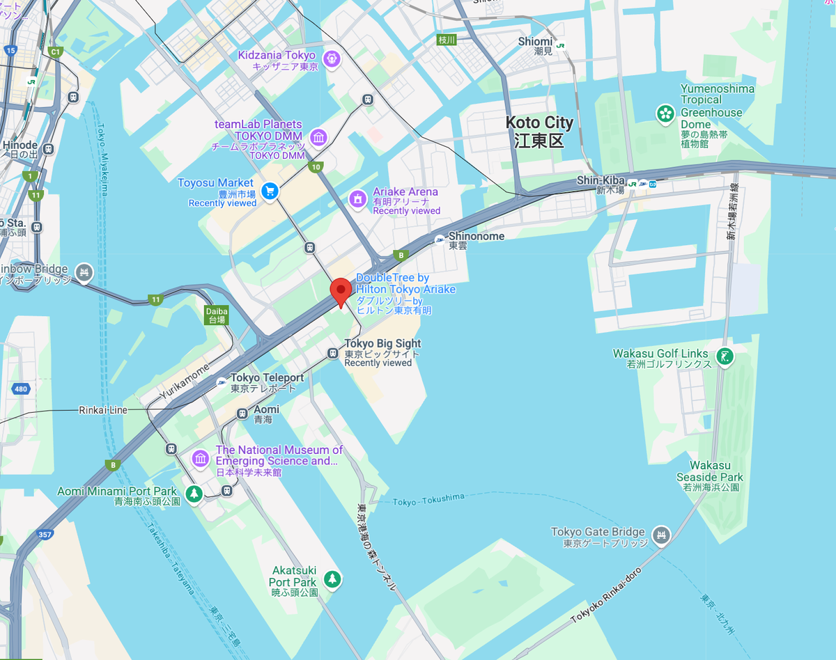hotel location. Image Credit Google Maps