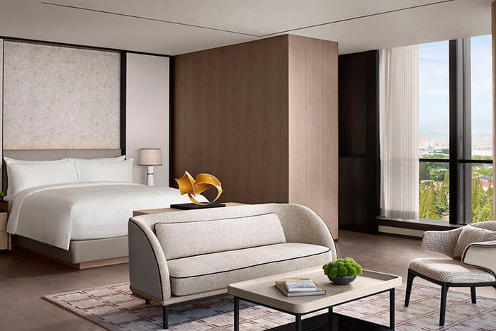 the ritz carlton suzhou the ritz carlton suzhou guest room and window