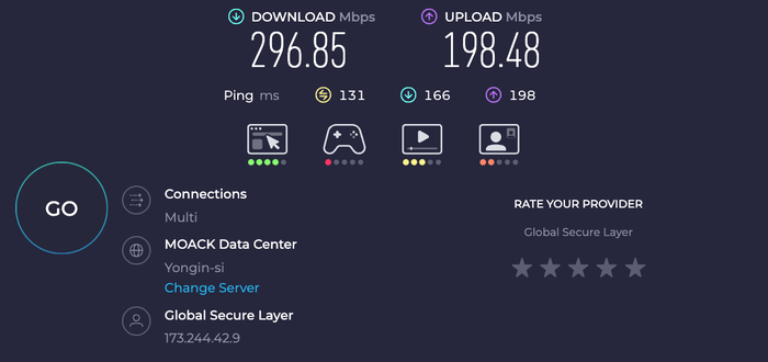 AMANOR Chiang Mai Wi Fi speed test AMANOR Chiang Mai Wi Fi speed test