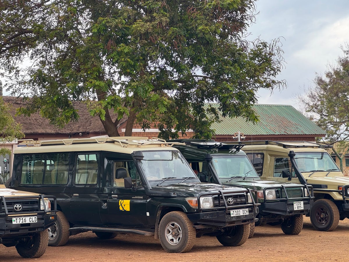 Abercrombie and Kent jeeps