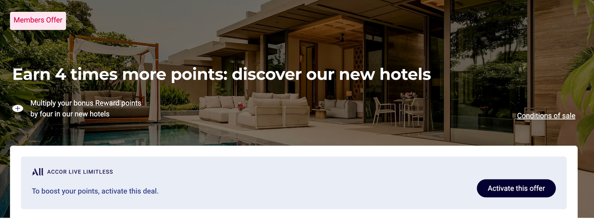 Accor 4x Promo