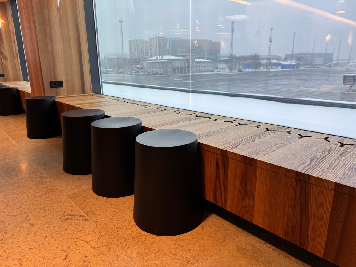 Airport Lounge by LHV TLL seating along window