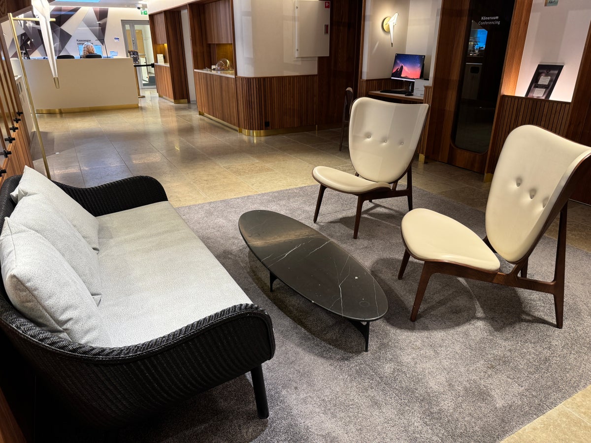 Airport Lounge by LHV TLL seating near check in