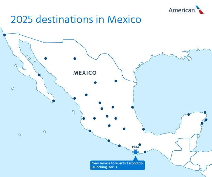 American Airlines 2025 Mexico Destinations