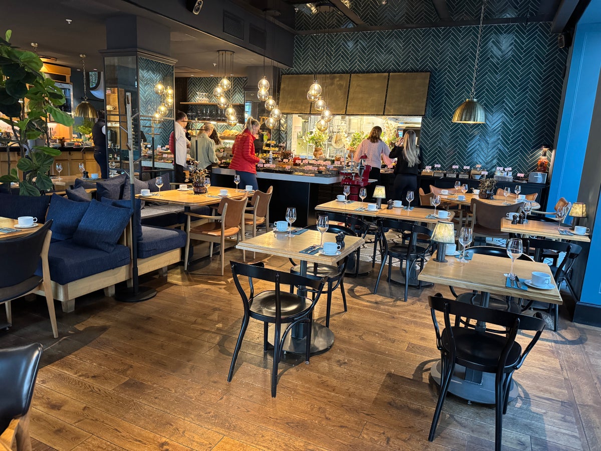 Amerikalinjen Atlas breakfast dining area