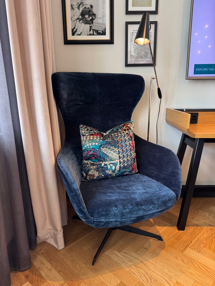 Amerikalinjen blue chair Amerikalinjen blue chair