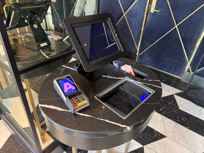 Amerikalinjen self check in Amerikalinjen self check in