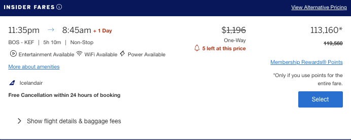Amex Travel Portal Business Class 35 rebate