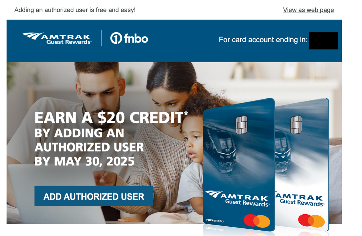 Amtrak Authorized User Promo