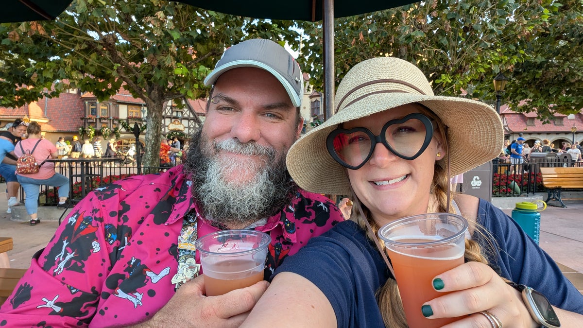 Beer at the EPCOT Germany pavilion
