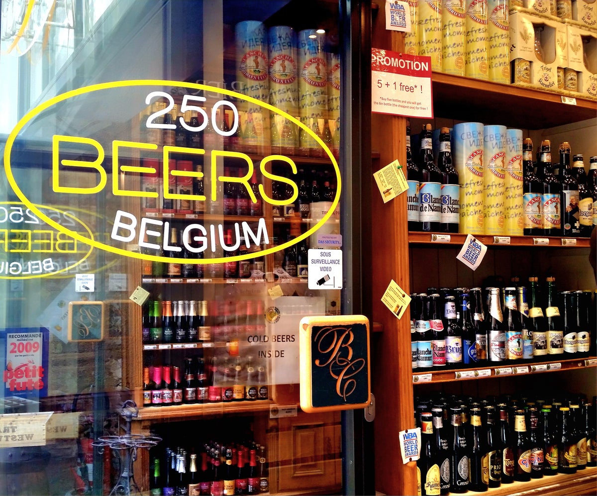 Belgium Beer Store Window