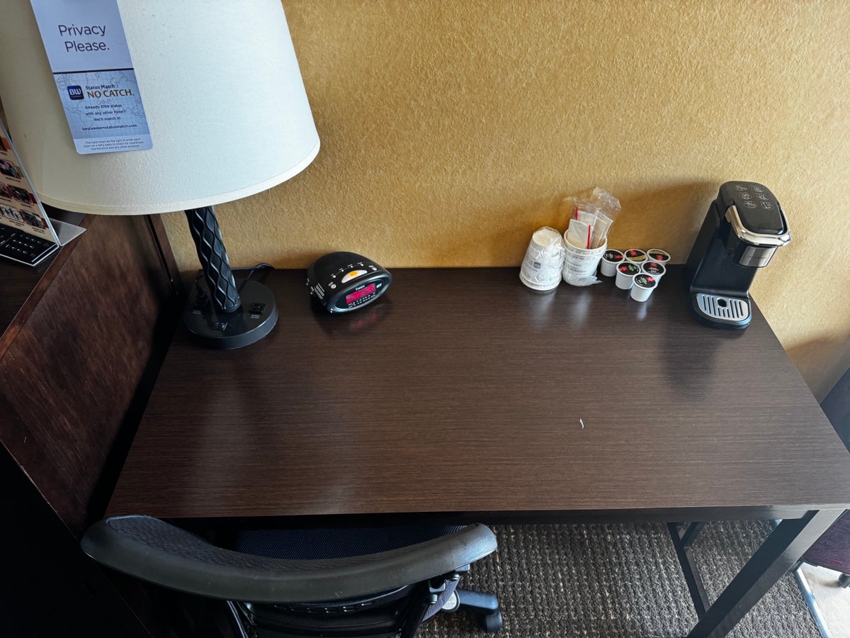 Best Western Plus Rubys Inn bedroom desk