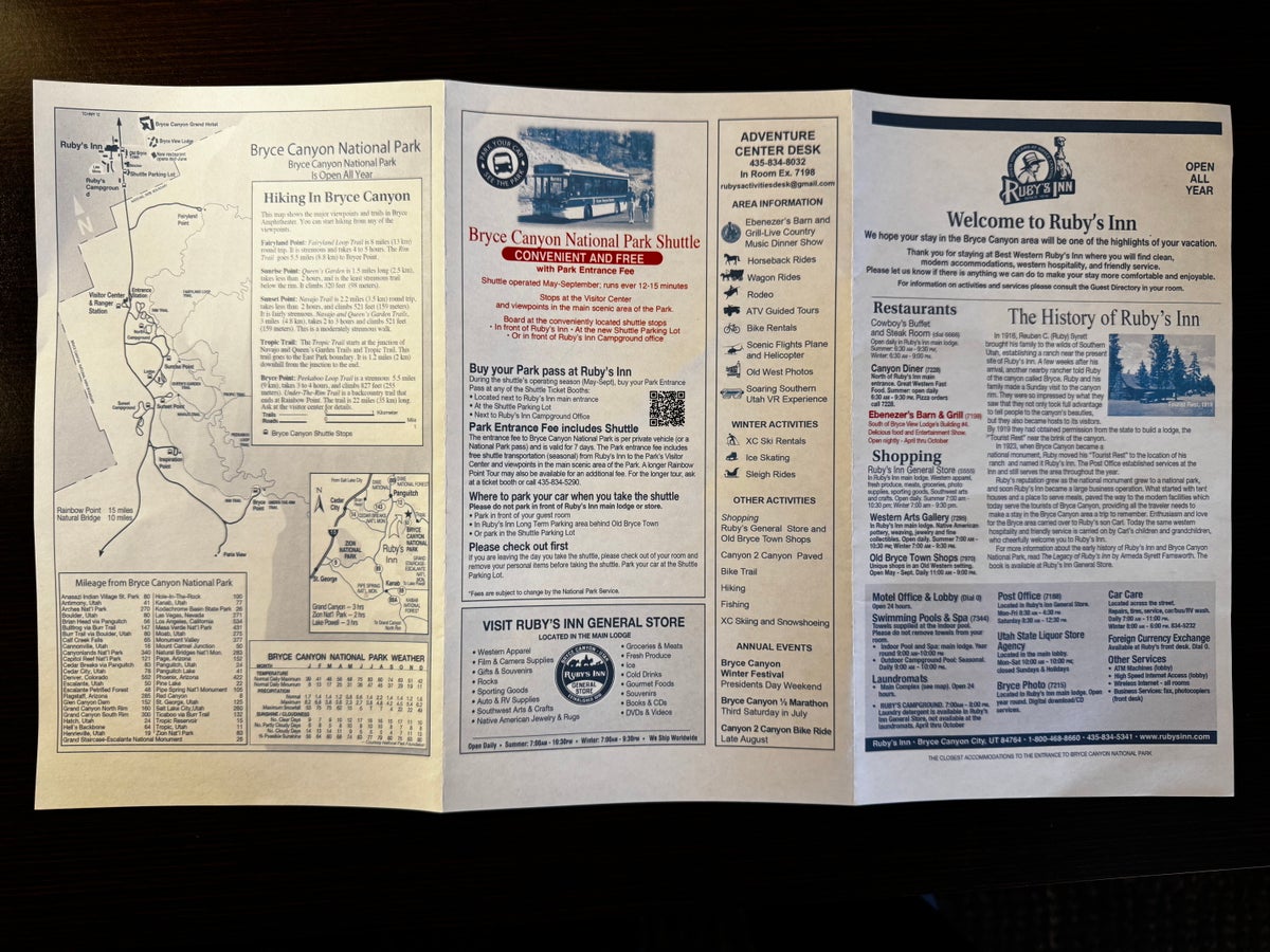 Best Western Plus Rubys Inn property brochure