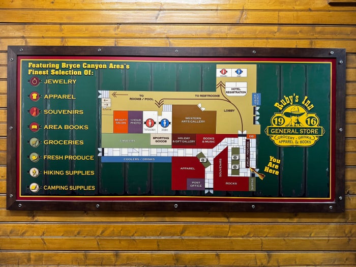 Best Western Plus Rubys Inn store map