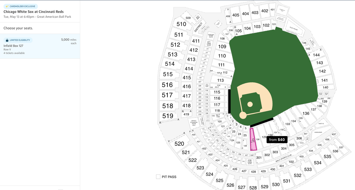 Capital One tickets White Sox at Reds May 13 2025