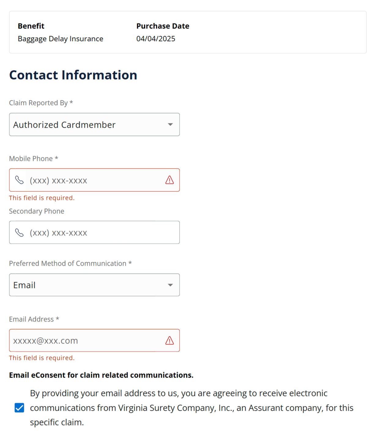 Chase claims dashboard contact information