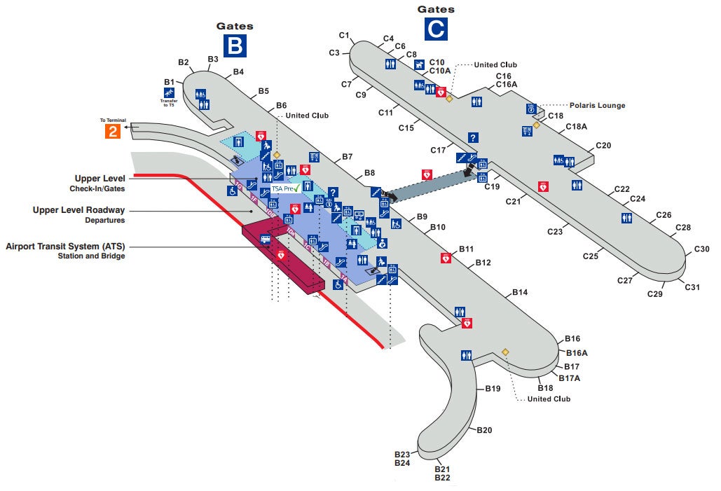 Chicago O Hare Terminal 1 Departures