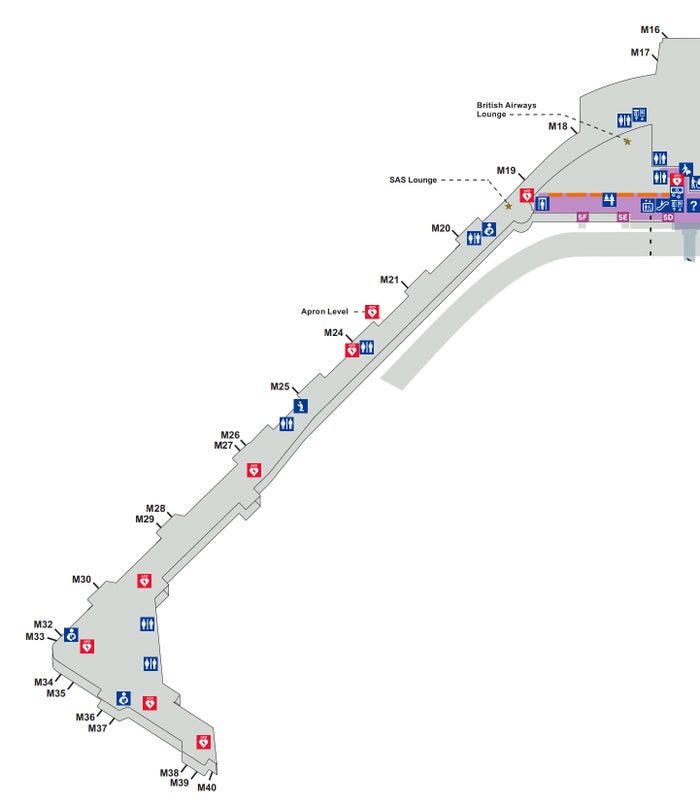 Chicago O Hare Terminal 5 Gates M16 to M40 Chicago O Hare Terminal 5 Gates M16 to M40