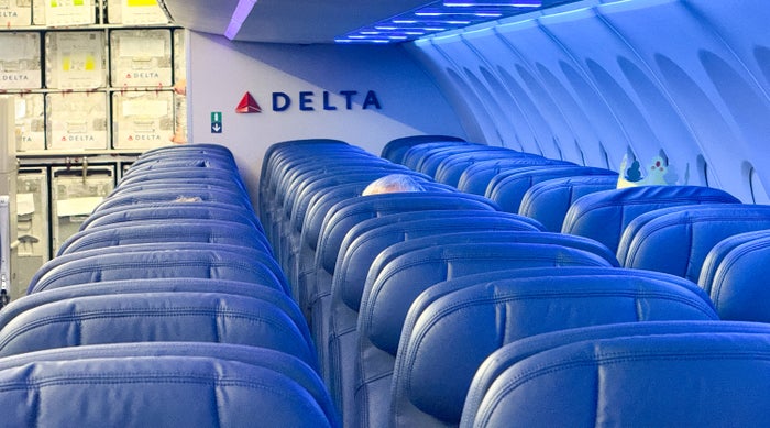 Delta A321neo headrests Delta A321neo headrests