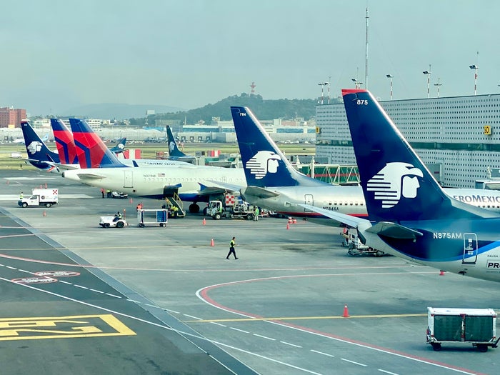 Delta Aeromexico Jets at MEX