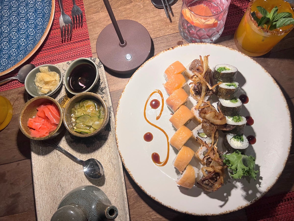 Dinner at Meraki at Dreams Mazatlan