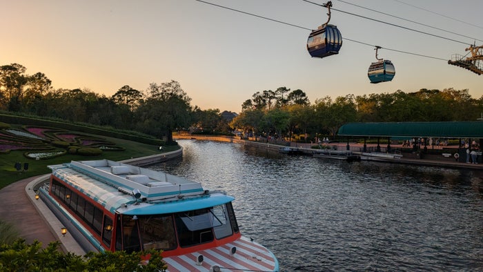 Disney Transportation Friendship Boat and Skyliner Disney Transportation Friendship Boat and Skyliner