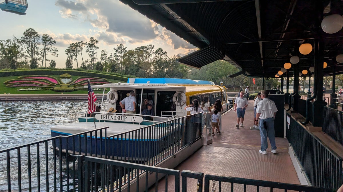 Disney Transportation Friendship Boats entrance