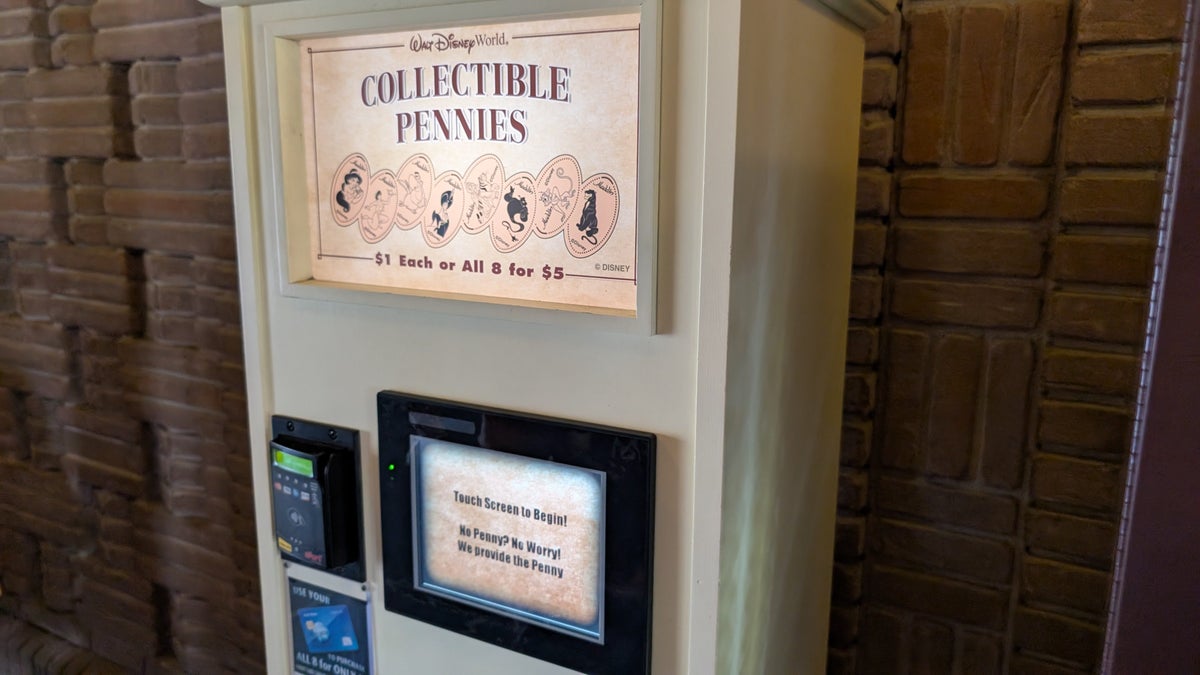 Disney World collectible pennies