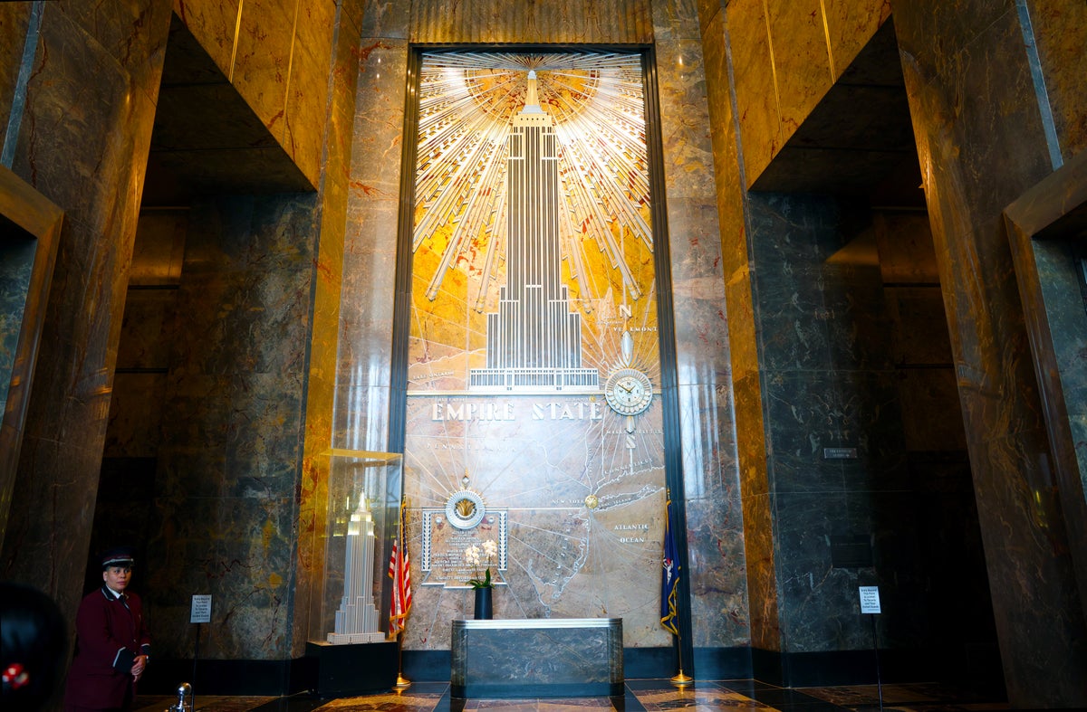 Empire State Buidling east lobby NYC