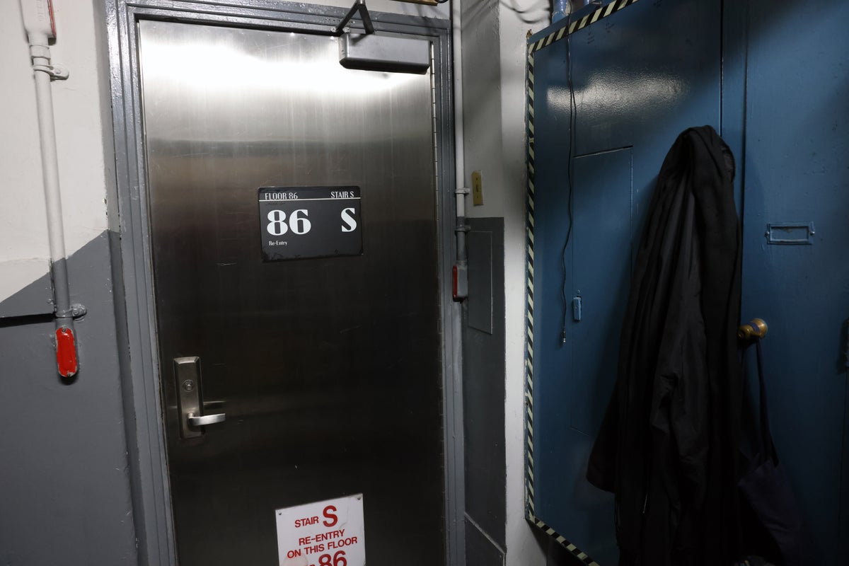 Empire State Building 86th floor stairwell entrance