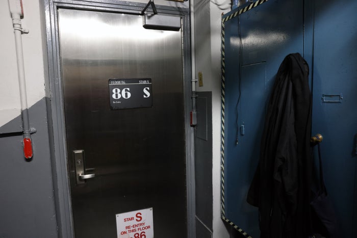 Empire State Building 86th floor stairwell entrance