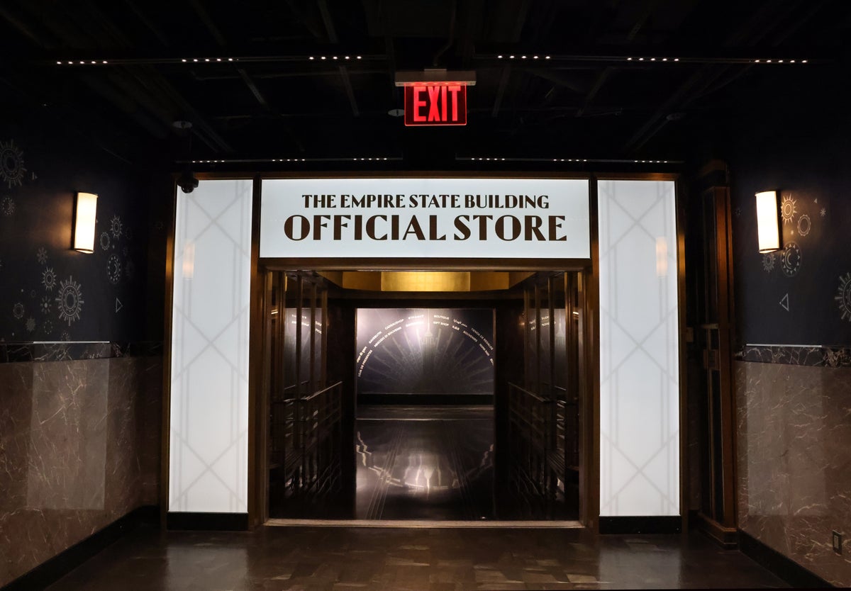 Empire State Building gift store entrance