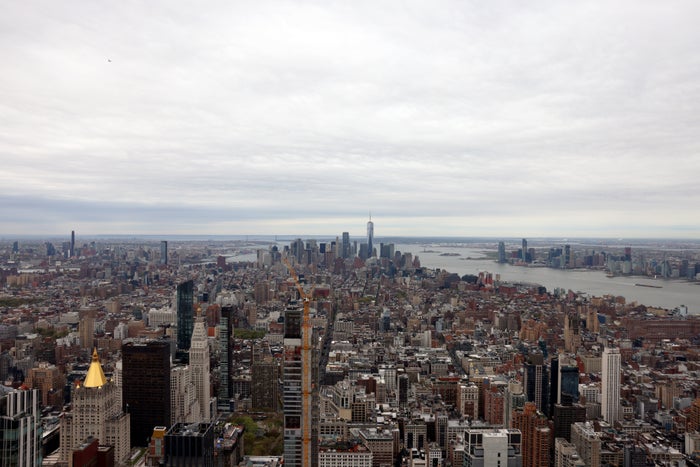 Empire State Building south view 86th floor NYC