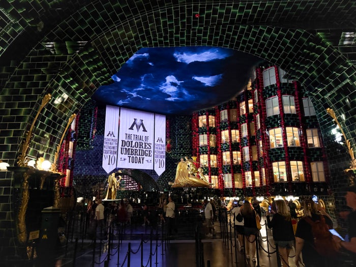 Epic Universe Ministry of Magic atrium Epic Universe Ministry of Magic atrium