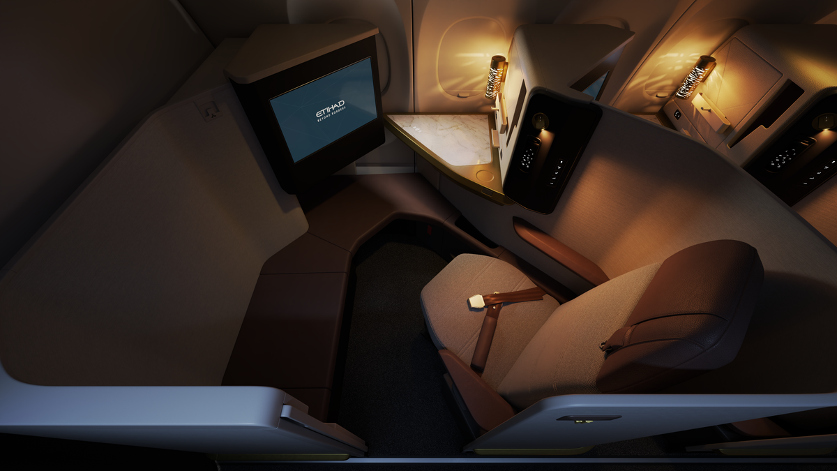 Etihad Unveils First Suite and Business Class on New Narrow-Body A321LR