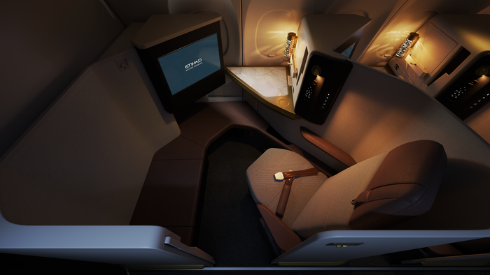 Etihad Unveils First Suite and Business Class on New Narrow-Body A321LR