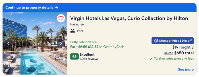 Hotels.com sale offer Virgin Hotel Las Vegas Hotels.com sale offer Virgin Hotel Las Vegas