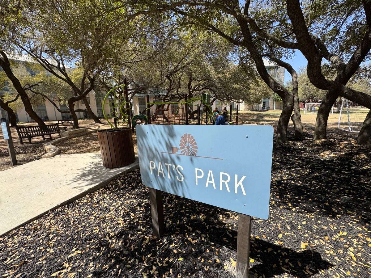 Hyatt Regency Hill Country Playground sign