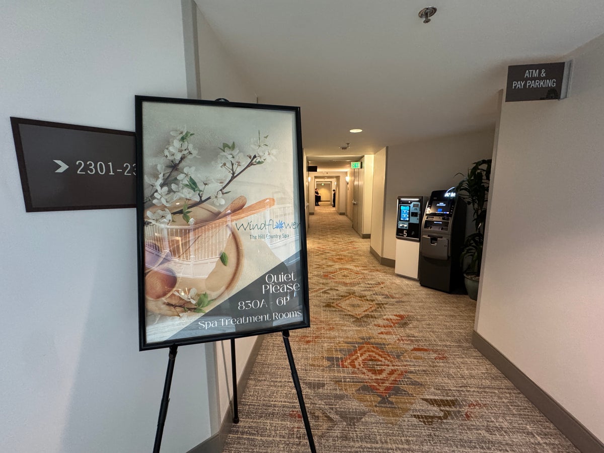 Hyatt Regency Hill Country Spa Sign 
