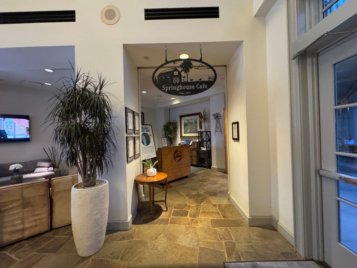 Hyatt Regency Hill Country Springhouse Cafe Entrance Signage 