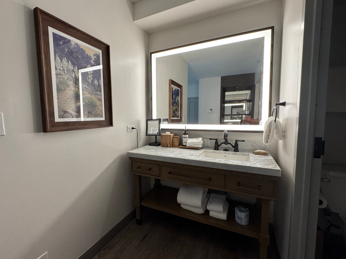 Hyatt Regency Hill Country bathroom countertop 