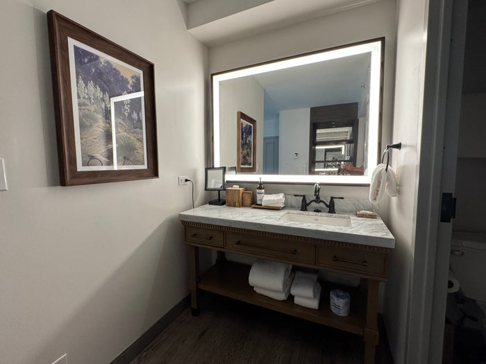 Hyatt Regency Hill Country bathroom countertop 