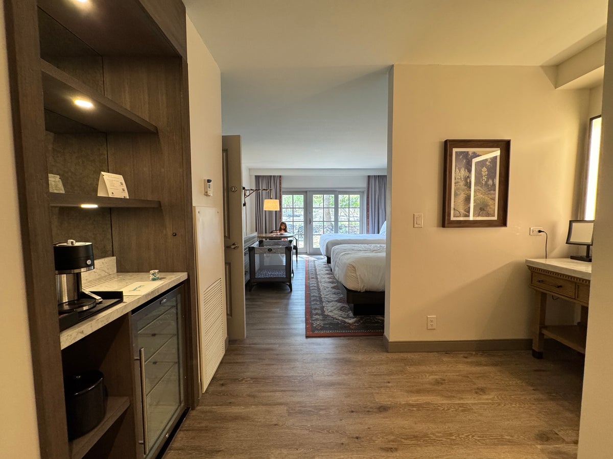 Hyatt Regency Hill Country side bedroom view