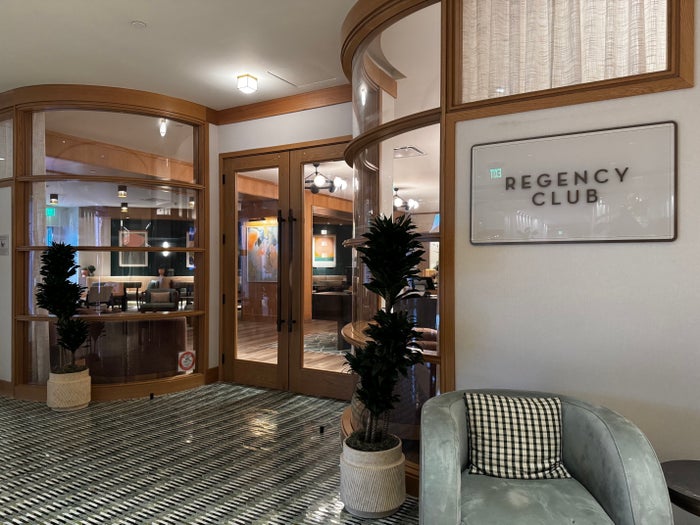 Hyatt Regency Irvine Regency Club lounge entrance