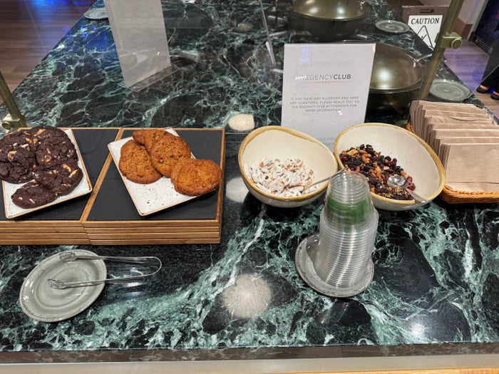 Hyatt Regency Irvine Regency Club lounge light snacks