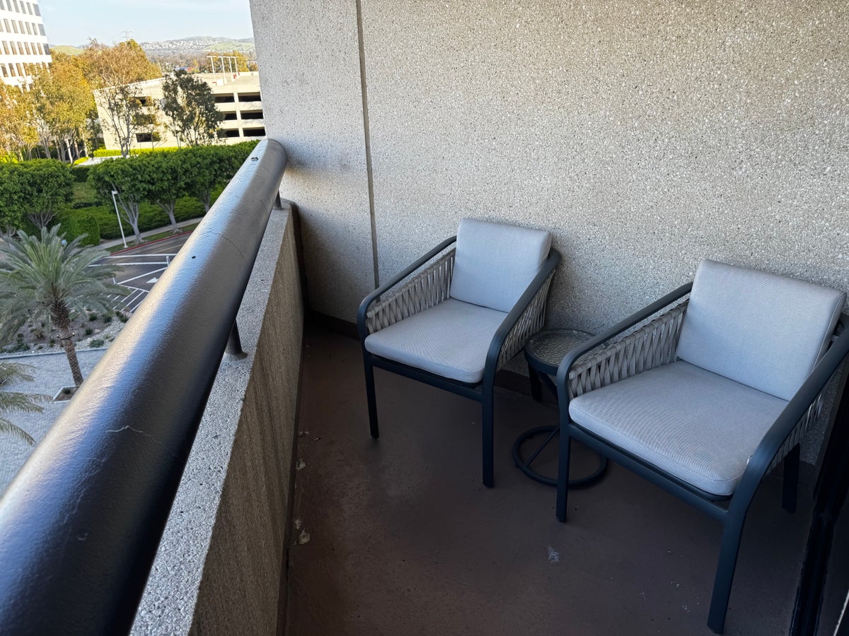 Hyatt Regency Irvine balcony