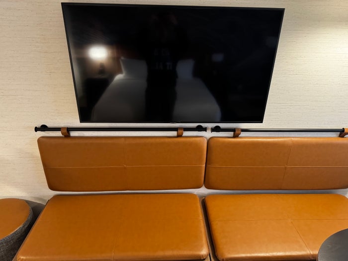 Hyatt Regency Irvine bedroom TV bench