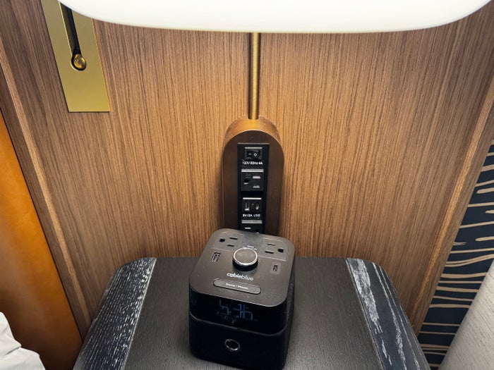 Hyatt Regency Irvine bedroom clock outlets