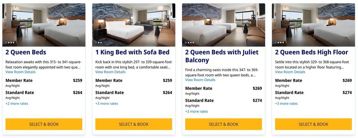 Hyatt Regency Irvine cash prices rooms