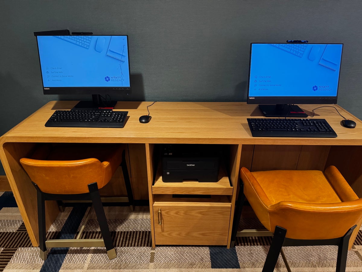 Hyatt Regency Irvine computers printers